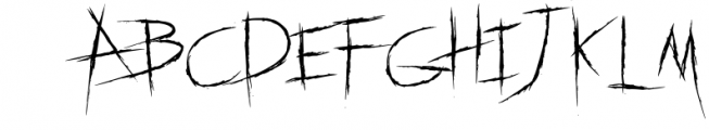 Dead Feather Font Font LOWERCASE