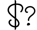 December - Sophisticated Monogram Font Font OTHER CHARS