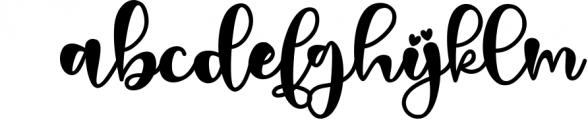 Declaration Of Love Font LOWERCASE