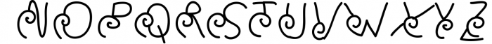 Deco- A cute font Font UPPERCASE