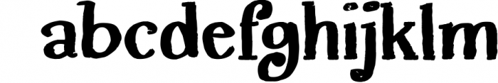 Decorative font. Cernes letters. Creative typography Font LOWERCASE