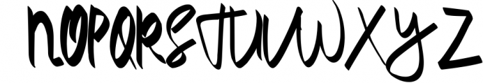 Deen Haag - Handwritten Typeface Font UPPERCASE