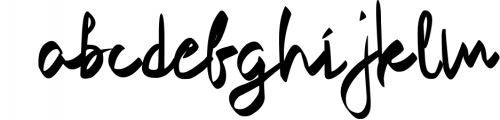 Deen Haag - Handwritten Typeface Font LOWERCASE