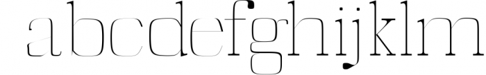Deidra Serif Typeface 1 Font LOWERCASE