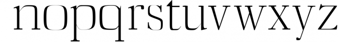 Deidra Serif Typeface 3 Font LOWERCASE