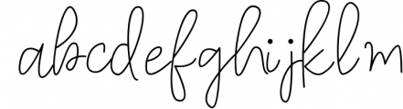 Delisha - Minimalist Monoline Script Font Font LOWERCASE