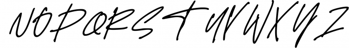 Delistha Signature - Modern Signature Font 1 Font UPPERCASE