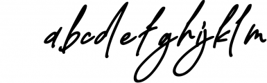 Delistha Signature - Modern Signature Font 1 Font LOWERCASE