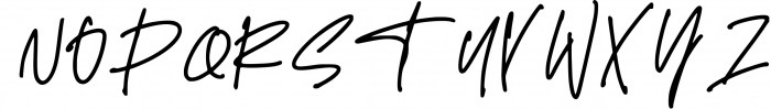 Delistha Signature - Modern Signature Font Font UPPERCASE