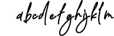 Delistha Signature - Modern Signature Font Font LOWERCASE