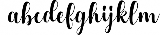 Delitha Font Font LOWERCASE