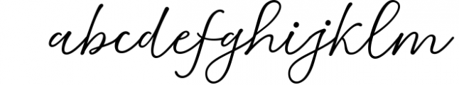 Delizius Script Calligraphy Font LOWERCASE