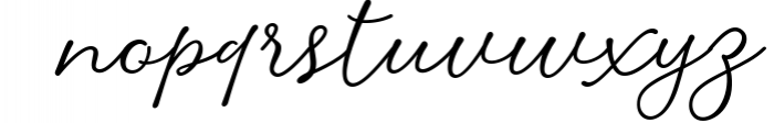 Delizius Script Calligraphy Font LOWERCASE