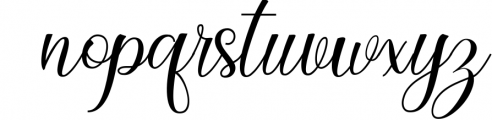 Dellasweet Script 1 Font LOWERCASE