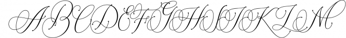 Dellina Script 1 Font UPPERCASE