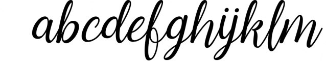 Dellisha Script Font LOWERCASE