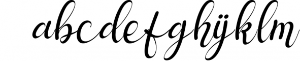 Delyna - Beautiful Lovely Script Font 1 Font LOWERCASE