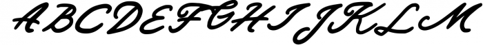 Demian - Handwritten Bold Typeface Font UPPERCASE