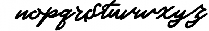 Demian - Handwritten Bold Typeface Font LOWERCASE