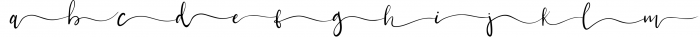 Demilo Handwritten Modern Brush Script Font with Swashes Font LOWERCASE