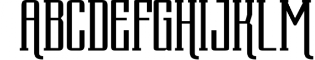 Dentra Typeface Font UPPERCASE