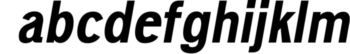 Deron Sans Serif Typeface 1 Font LOWERCASE
