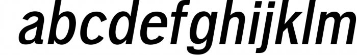 Deron Sans Serif Typeface 3 Font LOWERCASE