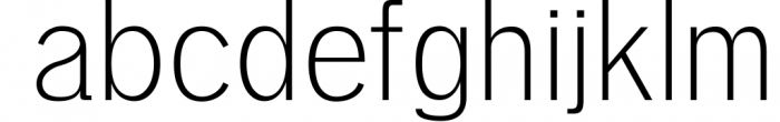Deron Sans Serif Typeface 4 Font LOWERCASE