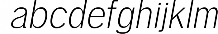 Deron Sans Serif Typeface 5 Font LOWERCASE