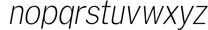 Deron Sans Serif Typeface 5 Font LOWERCASE