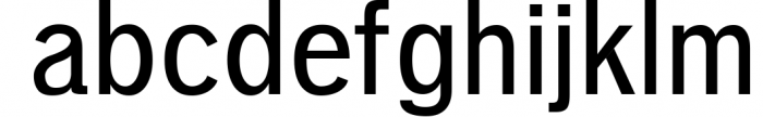 Deron Sans Serif Typeface 6 Font LOWERCASE