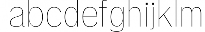 Deron Sans Serif Typeface 8 Font LOWERCASE