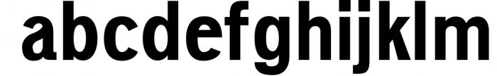 Deron Sans Serif Typeface Font LOWERCASE