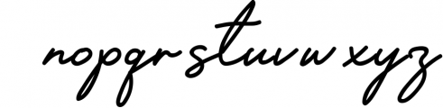 Designer Signature Font Font LOWERCASE