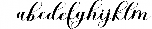Dethalia Script Font LOWERCASE