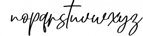 Dettreon Smith - Signature Script Font 1 Font LOWERCASE