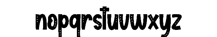 DECORATION1 Font LOWERCASE