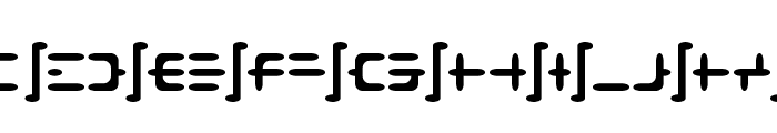 DEOXY Font UPPERCASE