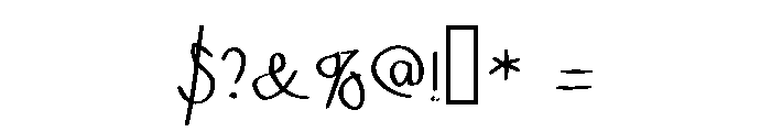 DeJarnatt Medium Font OTHER CHARS