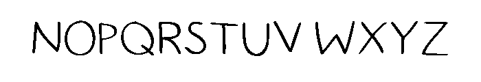 DeJarnatt Medium Font UPPERCASE