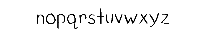 DeJarnatt Medium Font LOWERCASE