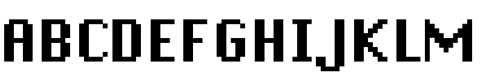 DePixel-Bold Font UPPERCASE