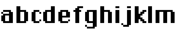 DePixel-Bold Font LOWERCASE