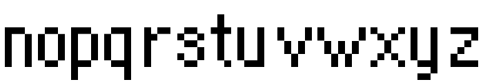 DePixel-Schmalreduced Font LOWERCASE
