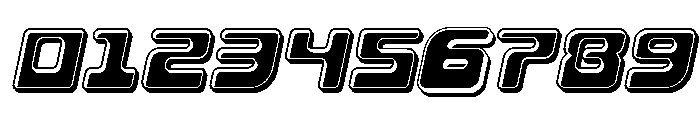 Deacon Blues Bevel Italic Font OTHER CHARS