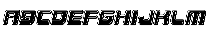 Deacon Blues Bevel Italic FONT