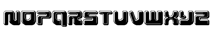 Deacon Blues Bevel Font LOWERCASE