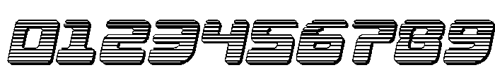 Deacon Blues Chrome Italic Font OTHER CHARS