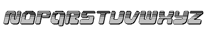 Deacon Blues Chrome Italic Font UPPERCASE