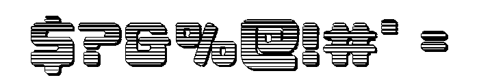 Deacon Blues Chrome Font OTHER CHARS